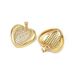 Pendentifs avec zircon cubiques à micro-pavés en laiton&nbsp;KK-C132-03A-G