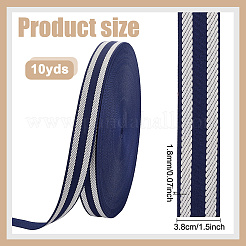 Ruban à rayures en polyester de 10 mètre&nbsp;OCOR-NB0002-91B