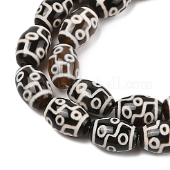 Fili di perline di agata dzi in stile tibetano&nbsp;G-N344-02E