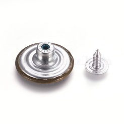 Alfileres de botón de hierro para jeans&nbsp;IFIN-WH0038-01D