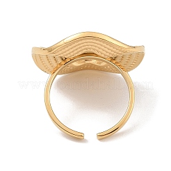 Anelli polsini in acciaio inossidabile 304&nbsp;RJEW-U010-01G