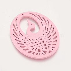 Pendentifs  gros en bois&nbsp;WOOD-P014-W