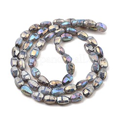 Chapelets de perles en verre imitation jade&nbsp;GLAA-P058-06A-07