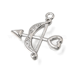 Pendentifs en laiton zircon cubique transparent&nbsp;KK-A302-06P