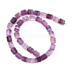 Natürliche lila Fluorit Perlen Stränge&nbsp;G-D103-A06