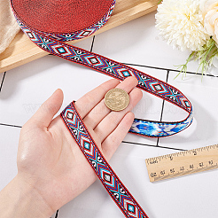 Polyesterband mit Rautenstickerei im ethnischen Stil&nbsp;OCOR-WH0078-237-1