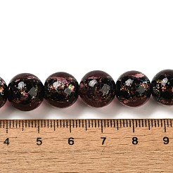 Tiras de cuentas de vidrio hechas a mano con lámina dicroica&nbsp;DICH-U001-06E