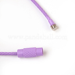 Bracelet en fil d'acier faisant&nbsp;MAK-F025-B09