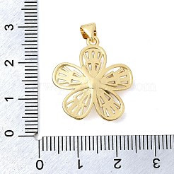 Colgante micropavé cubic zirconia de latón&nbsp;KK-Z150-13G-03