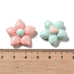 Cabochon decoden in resina opaca&nbsp;RESI-B023-06
