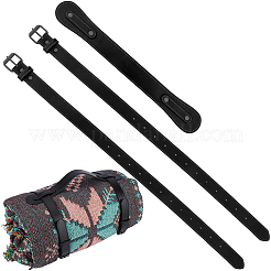 Similpelle con cinturino in lega per tappetino yoga&nbsp;AJEW-CL0001-99B-01