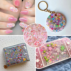 Cabochons en pâte polymère manuels&nbsp;CLAY-TADJ0001-01C