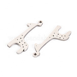 Pendentifs en acier inoxydable 304 anti-ternissement&nbsp;STAS-S116-195P