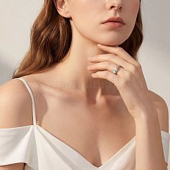 Offene Manschettenringe aus Messing und Emaille für Damen&nbsp;WG01AA6-01