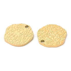 Placcatura ionica (ip) ciondoli in acciaio inossidabile chirurgico 316l&nbsp;STAS-D078-17G