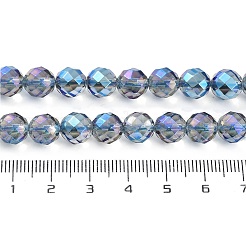 Galvanisierte synthetische Quarzkristallperlenstränge&nbsp;G-Z038-A02-02FR-1