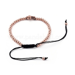 Braccialetti di perline intrecciati in ottone&nbsp;BJEW-JB04790
