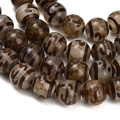 Stile tibetano perline dzi fili&nbsp;GG-CBA4812-B08-10MM