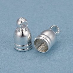 Embout de cordon en laiton pour la fabrication de bijoux&nbsp;KK-O139-14A-S