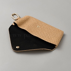 Estuches para gafas de imitación de cuero con hierro&nbsp;ABAG-WH0046-103A