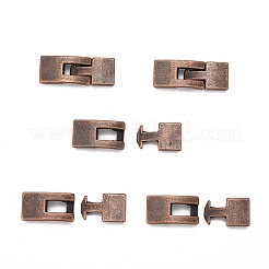 Tibetischen Stil Schnappverschluss Schnallen&nbsp;LS-TIBE-LF11313Y-R-LF
