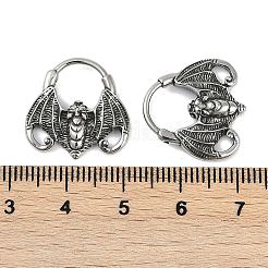 Creolen aus chirurgischem Edelstahl 316 mit Fledermausmotiv&nbsp;X-EJEW-G416-31AS