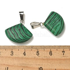 Ciondoli malachite sintetici&nbsp;G-Z067-05P-09
