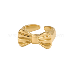 Anillos de puño de acero inoxidable 304 para mujer&nbsp;STAS-OY018-12G
