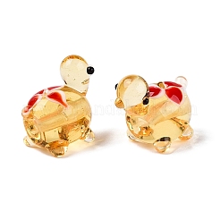 Chapelets de perles vernissées manuelles&nbsp;LAMP-N024-36E