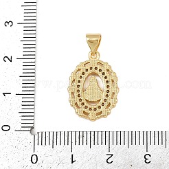Ottone micro spianare pendenti zirconi&nbsp;KK-P323-11C-G02