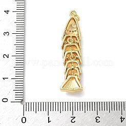 Messing micro pave klare zirkonia anhänger&nbsp;KK-B155-19G