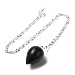 Pendules de radiesthésie en obsidienne naturelle&nbsp;G-R492-01S-03