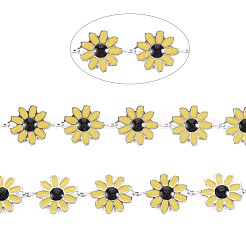 Catene a maglie in acciaio inossidabile 304 a forma di girasole&nbsp;STAS-N092-01P
