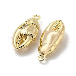Pendentifs en laiton zircon cubique transparent&nbsp;KK-H460-32G