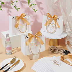 80 Stück Dankeschön-Papier-Geschenkverpackungs-Tragetaschen mit Goldprägung&nbsp;ABAG-WA0001-05