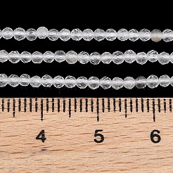 Hilos de cuentas de diamantes herkimer naturales&nbsp;GG-NH0014-D03-2mm