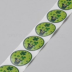 Adesivi di carta a forma di trifoglio&nbsp;DIY-WH0780-08
