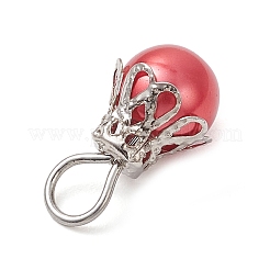 9 pendentif en perle de verre nacré&nbsp;PALLOY-JF04231-02