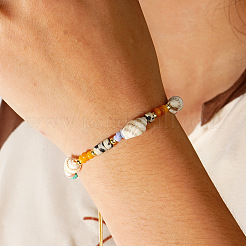 Geflochtene Armbänder aus böhmischen Natursteinen&nbsp;OF4081