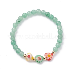 Natur gemischte Edelstein Perlen Armbänder&nbsp;BJEW-JB06474