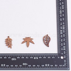 16 stücke 8 stil herbst thema natürliche nussbaum holz anhänger&nbsp;WOOD-SZ0001-29