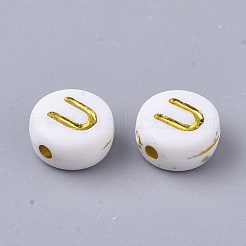 Perles acryliques plaquées&nbsp;PACR-R242-01U