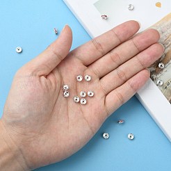 Grade ottone a strass distanziatore perline&nbsp;RB-A014-Z6mm-27S