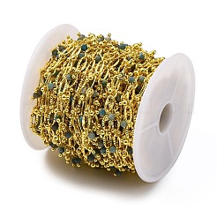 Catene di perline di apatite naturale sfaccettata fatte a mano&nbsp;CHC-L050-01G-04