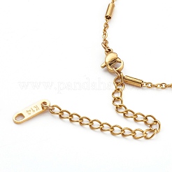 Herstellung von Kabelkettenarmbändern aus Edelstahl 304&nbsp;AJEW-JB00900-02