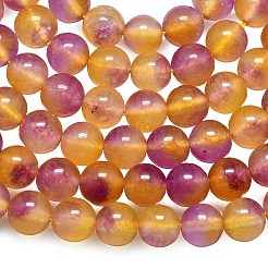 Chapelets de perles en jade de malaisie naturelle&nbsp;G-L645-C01-4mm-32