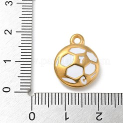 Pendentifs en acier inoxydable 304 avec placage ionique (IP)&nbsp;STAS-R008-10G-03