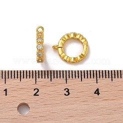 925 Twister-Verschlüsse aus Sterlingsilber mit kubischem Zirkonia-Mikropavé&nbsp;STER-K176-16G