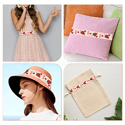 Rubans de polyester de broderie de style ethnique&nbsp;OCOR-WH0070-16A