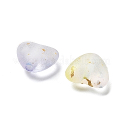 Smerigliato perline acriliche trasparenti&nbsp;X-OACR-F013-01